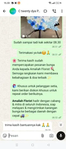 Testimonial Standing Flower pemalang