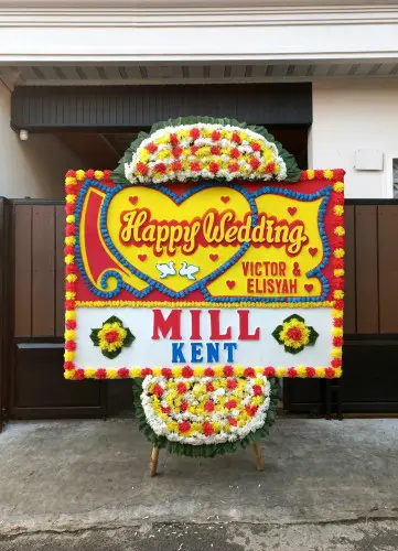 Papan Bunga Pernikahan pemalang